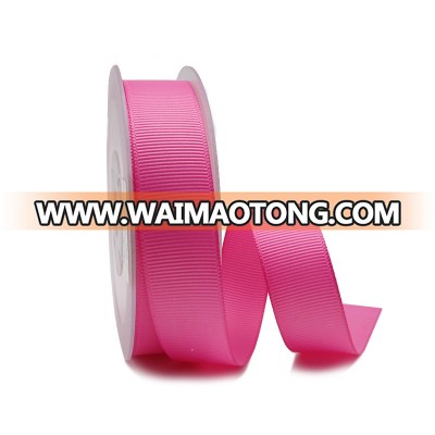 Custom Print Polyester Double Face Grosgrain Ribbon